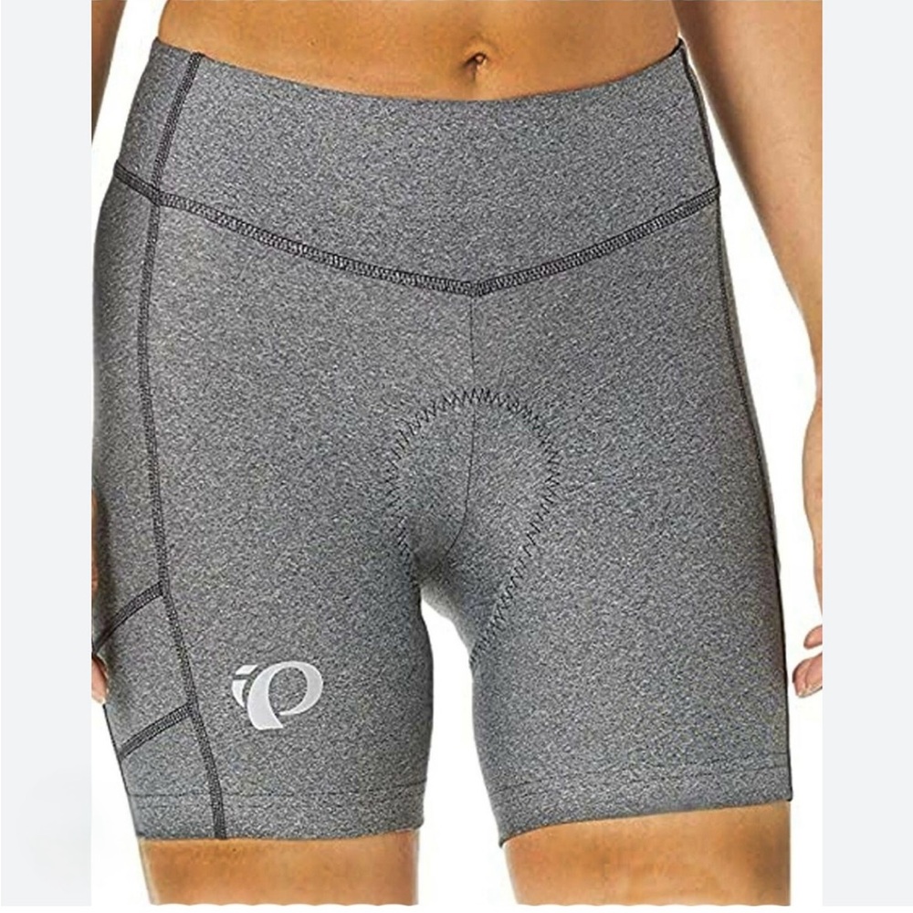 Pearl Izumi Sugar 5” Cycling Gray Bike Shorts with Moisture-Wicking Fabric